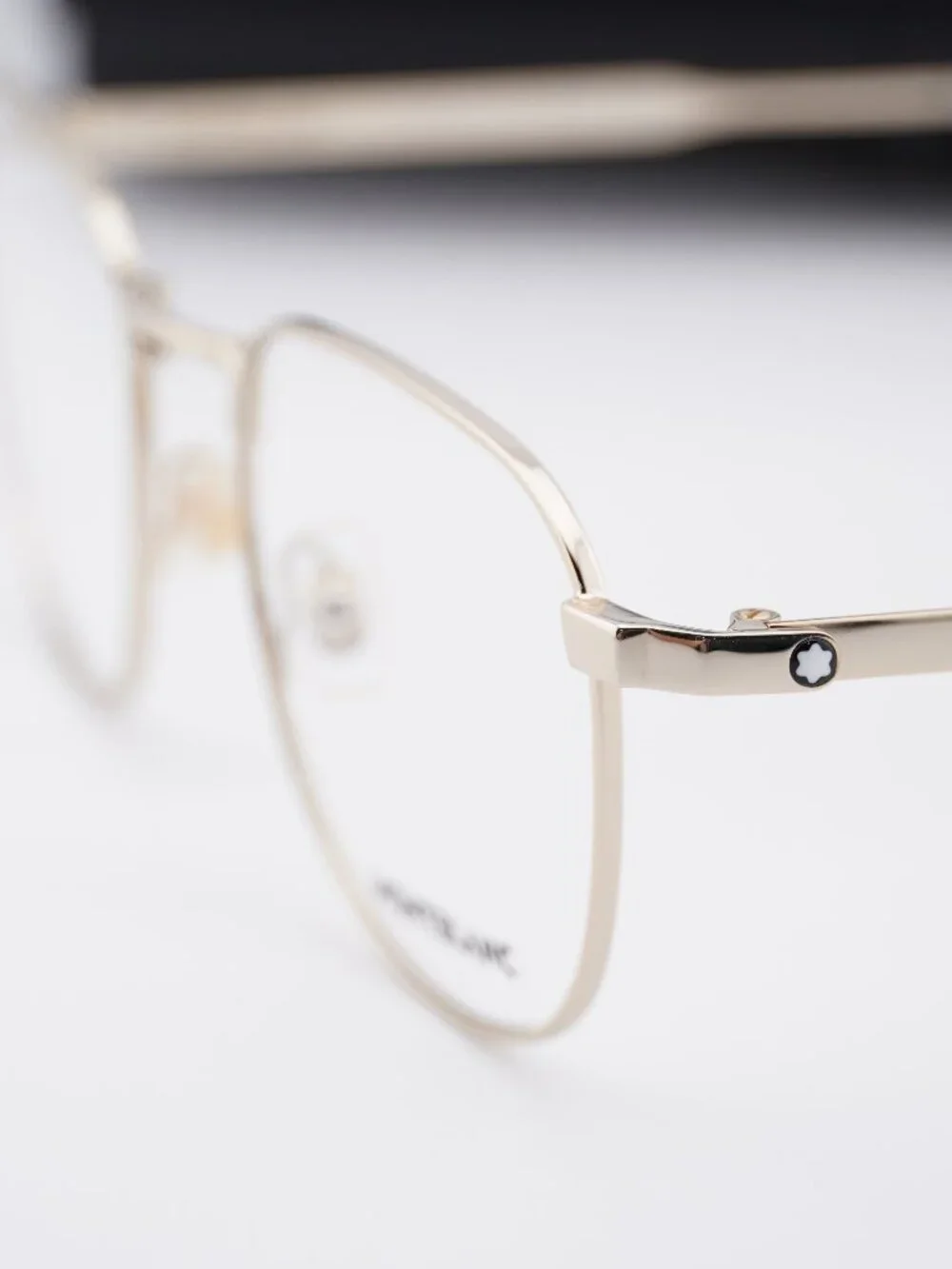 Montblanc MB0230O 005 Square Eyeglasses 53mm – Gold